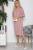 Платье Каролина (пыльная роза) П10477 Платье Каролина (пыльная роза) П10477