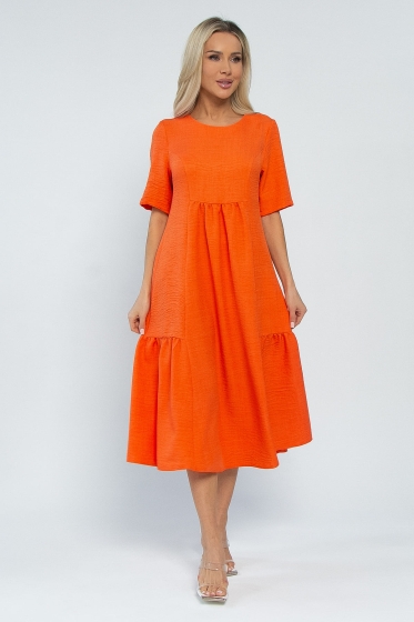 Платье Воздушный поцелуй (оранжевое) П13490-18М