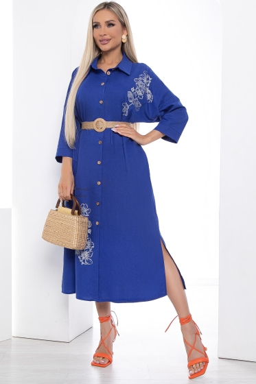 Платье "Мирослава" (синее) П8947