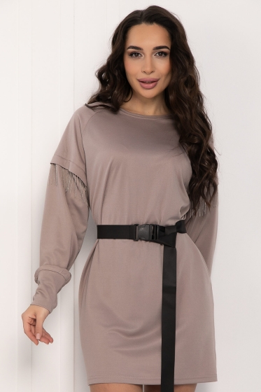 Платье Стелла (пыльная роза) П12705-5