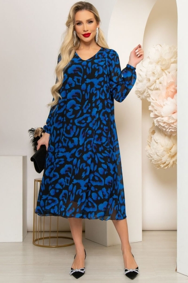 Платье "Волшебная история" (сапфир) П7241