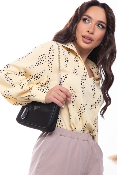 Рубашка "Амор" (светло-желтая) Б7429