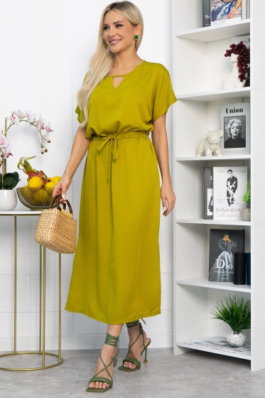 Платье Вистерия (зеленое яблоко) П13945-5М