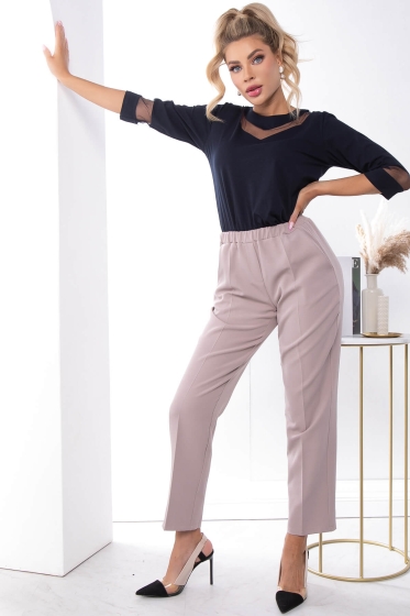 Блуза "Азалия" (темно-синяя) Б8369