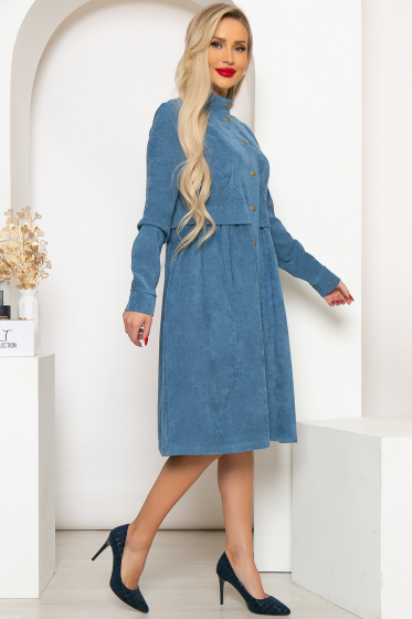 Платье "Муза" П7216 (джинс)