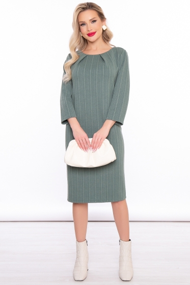 Платье "Сандрин" (олива) П3231
