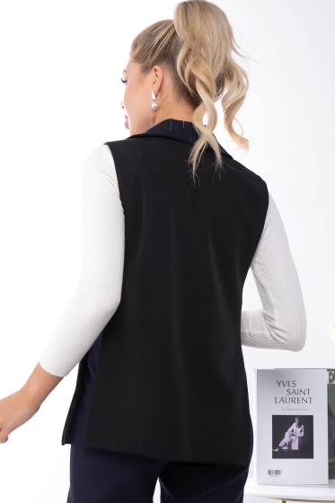 Жилет "Эффектное появление" (синий) Б7404