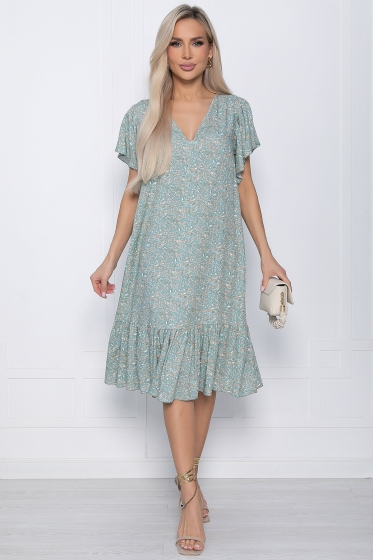 Платье Энжел (зеленое) П10842