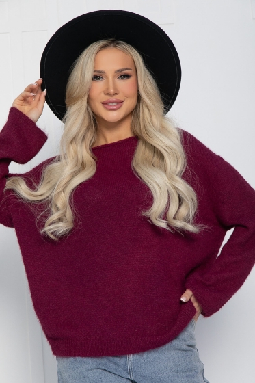 Джемпер Евангелина (бордовый) Б12605-5