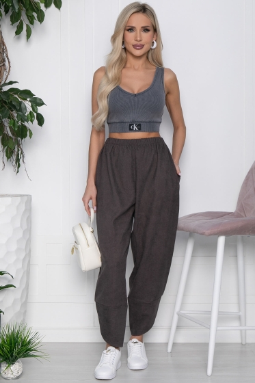 Брюки Бохо (коричневые) Б10676