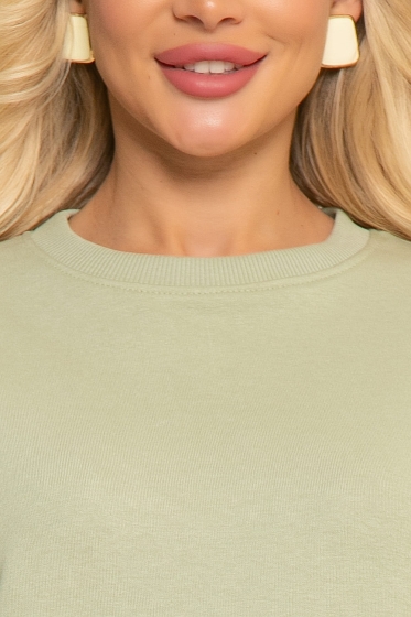 Платье "Янина" (олива) П4033