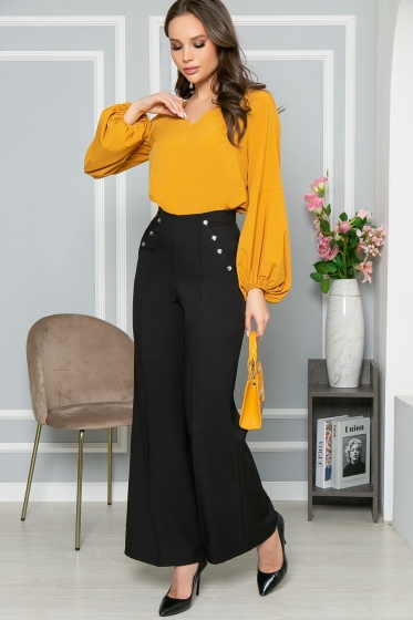 Брюки "Палаццо" (блэк) Б5116