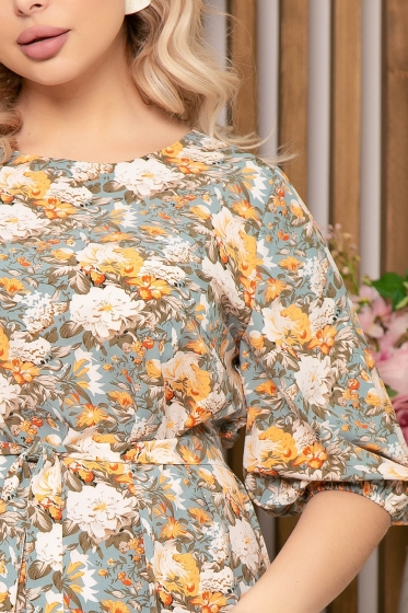 Платье "Айрис" (цветы) П5256