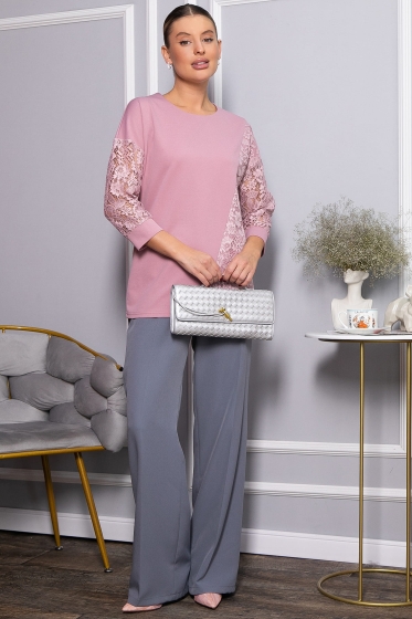 Джемпер Вирджиния НЬЮ (розовый) Б14439-48М