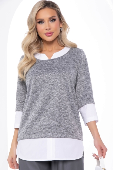 Джемпер "Нежный акцент" (грей) Б8121