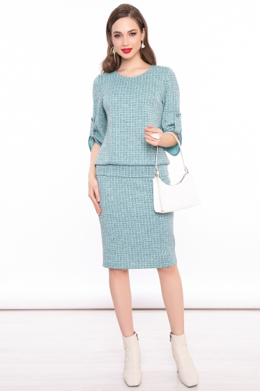 Костюм "Повседневная классика" (мята) К3023