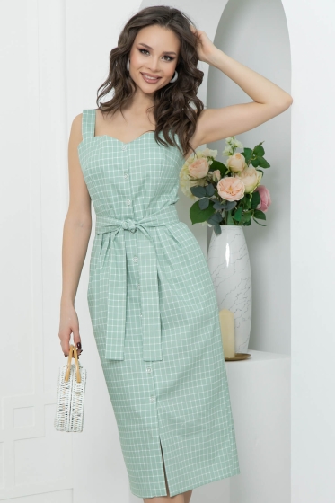 Сарафан "Кати" (клетка) П5633