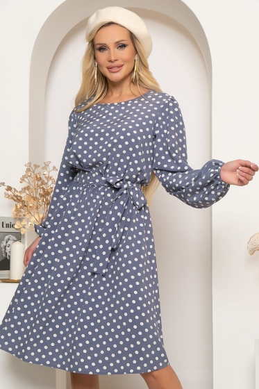 Платье "Анемона" (джинс) П4076