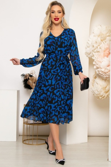 Платье "Волшебная история" (сапфир) П7241