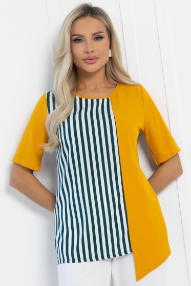 Блуза Надина (горчица) Б12958-24М