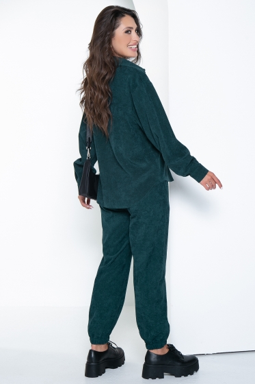 Рубашка "На пульсе моды" (изумруд) Б2671