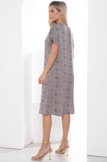 Платье Бренди грей П10206