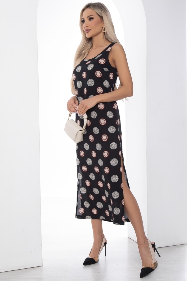 Сарафан Вечерняя звезда черный П10096