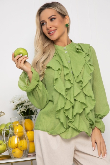 Блуза Розалинда (зеленое яблоко) Б13686-5М