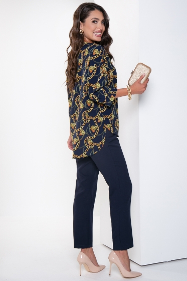 Костюм "Стильная дива" (синий шик) К2498