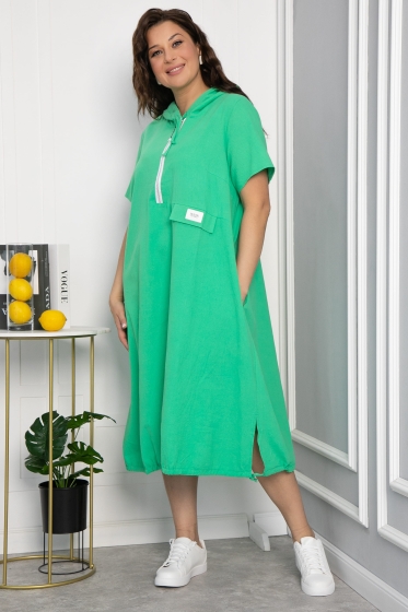 Платье "Рокси" (зеленое) П8936