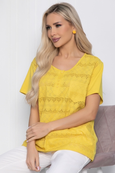 Блуза Радмила (горчица) НЬЮ Б10664