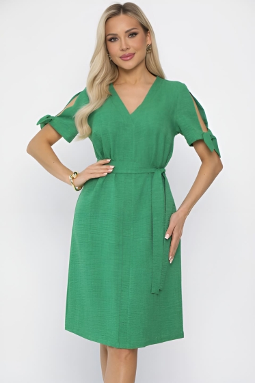 Платье Аленушка (зеленое) П13653-18М