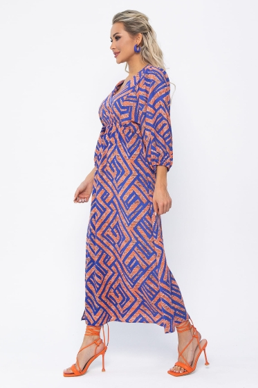 Платье Неповторимая (апельсин) П13643-33М