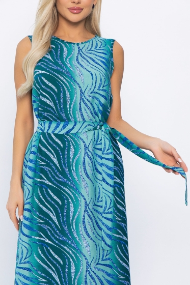 Платье Алхери (зеленое) П13824-12М