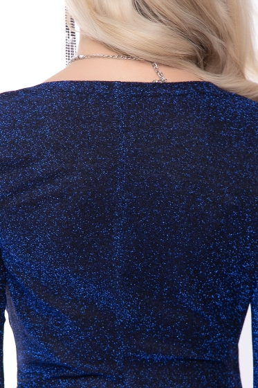 Платье "Диана" (электрик) П9002