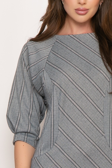 Платье "Дебора" (полоска) П4130