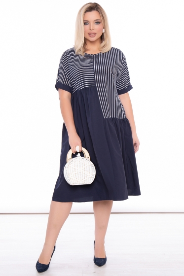 Платье "Милана" (полоска) П3248