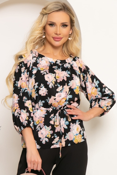 Блуза "Моника" (черная) Б3958
