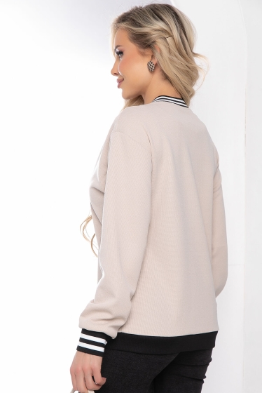 Бомбер "Игра со стилем" (беж) Б8542