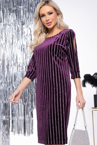 Платье "Торжество" (мерцающий аметист) П7784
