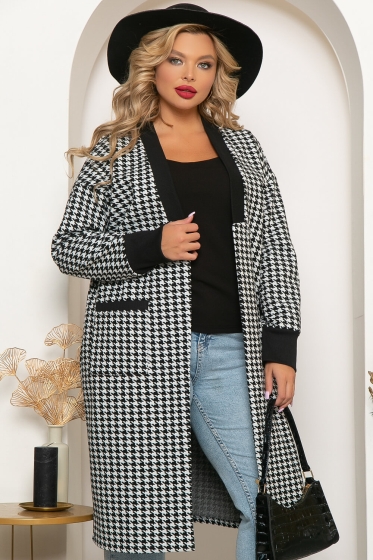 Кардиган "Дафния" (large print) Б4190