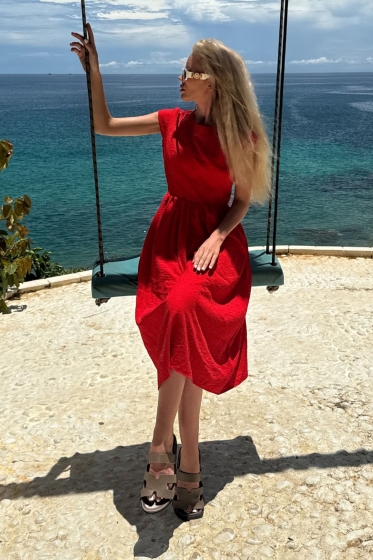 Платье Софи (красное) П13441-45М