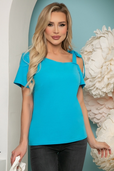 Футболка "Море зовёт" (голубой топаз) Б3684