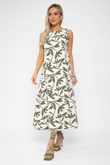 Платье Люсинда (бежевое) П13673-25М