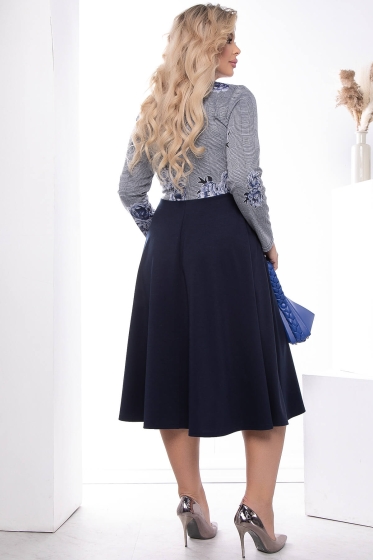 Платье "Бенефис" (блю) П7721