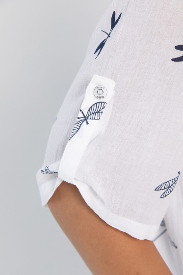 Блуза Флоретта (белая) Б13962-20М