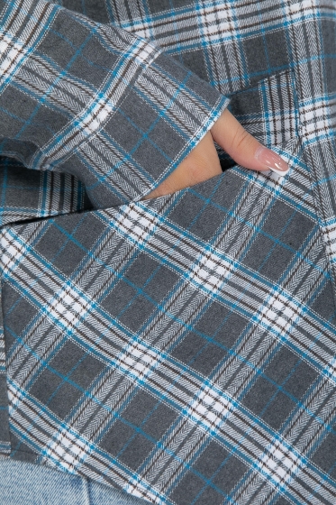 Рубашка Золушка (светло-серая) Б11643