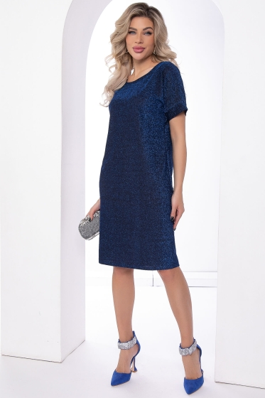 Платье "Покоряя сердца" (мерцающий сапфир) П8071