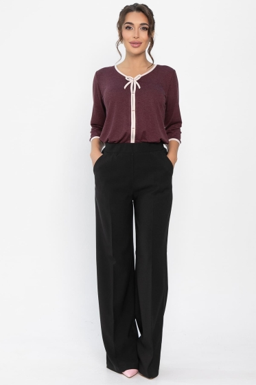 Блуза трикотажная Вишенка (ягодная) Б14258-18М