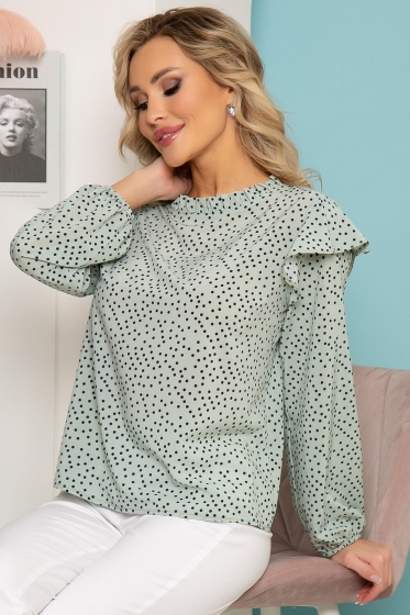 Блуза "Элис" (фисташка) Б3550